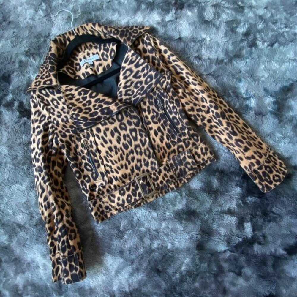 LF Evie Vegan Suede Moto Jacket